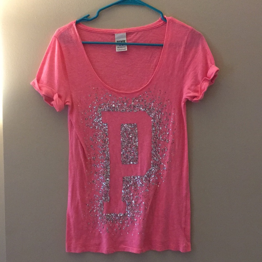 PINK Sequin Tee